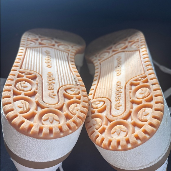 Adidas Cream and Tan Sneakers - Picture 9 of 10